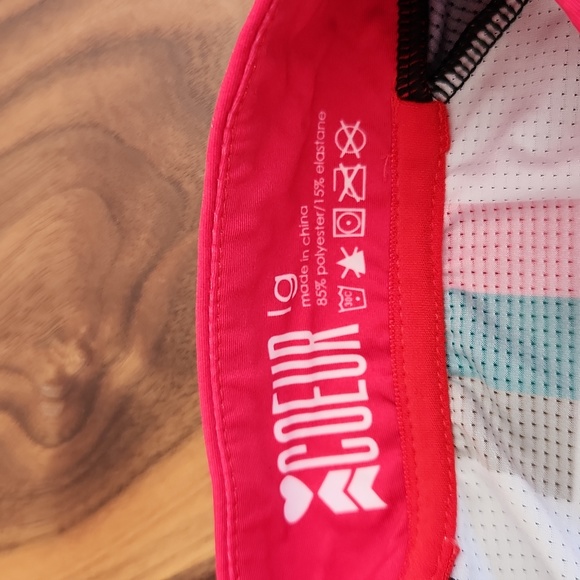 Couer Cycling Jersey,  size large.  EUC - Picture 3 of 4